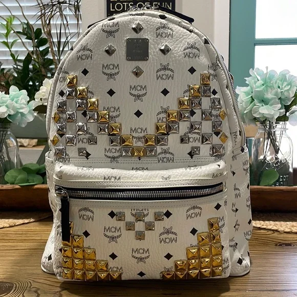 MCM | Bags | Mt59 Authentic Mcm Visetos Stark Stud Large  display picture 3